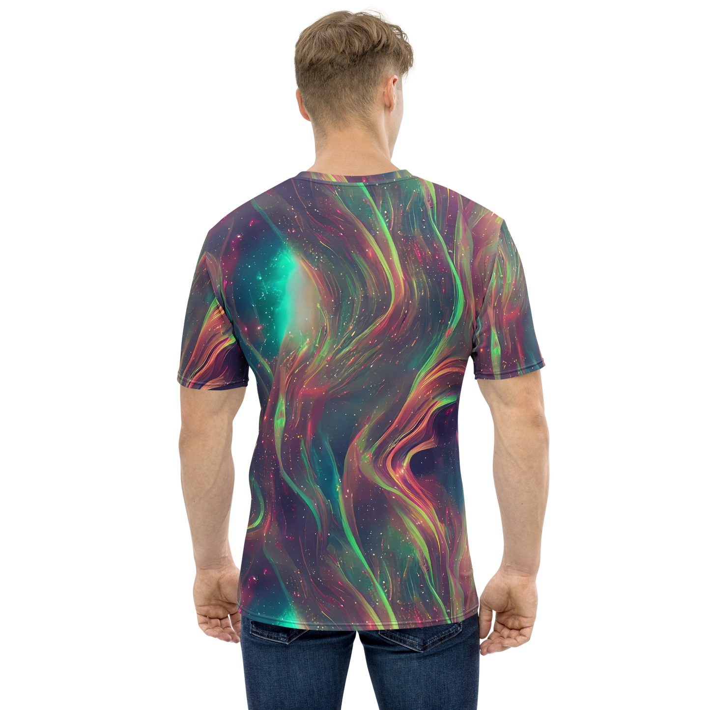 Men's Crew Neck T-Shirt - Temple Wave