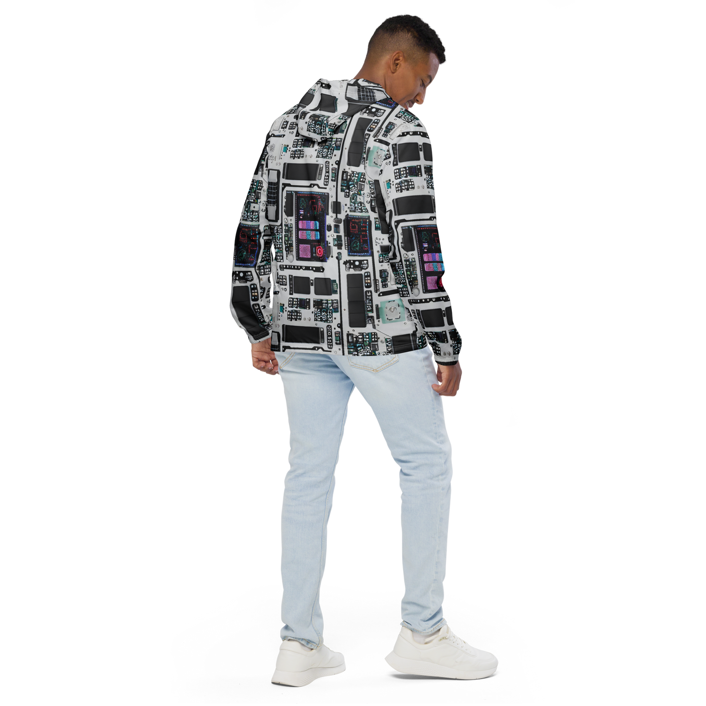 Men's Windbreaker - Wired Wonders