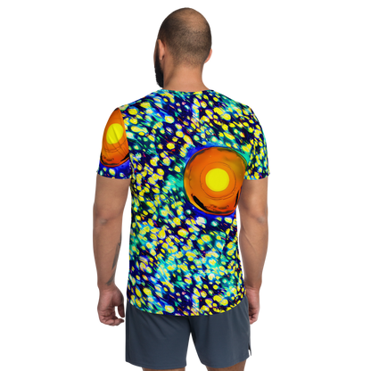 Men's Athletic T-Shirt - Illuminated Whirl