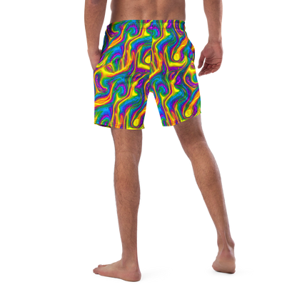 Swim Trunks - Electric Aurora