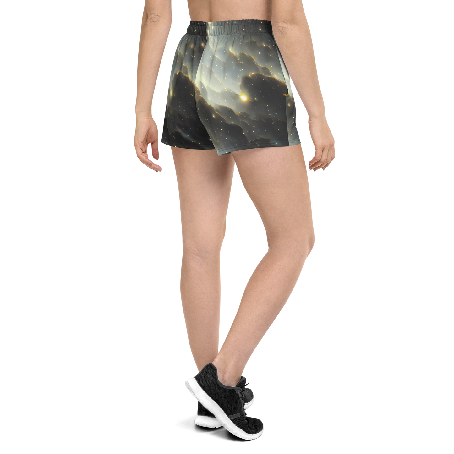 Women’s Athletic Shorts - Rutkowski Nebula