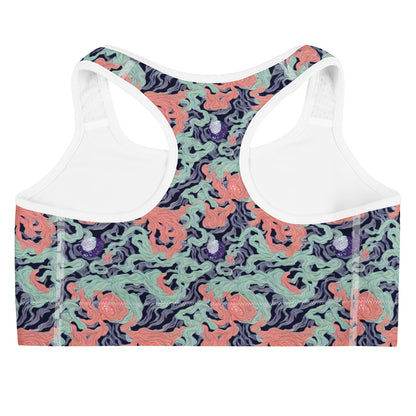 Sports Bra - Cosmic Coral
