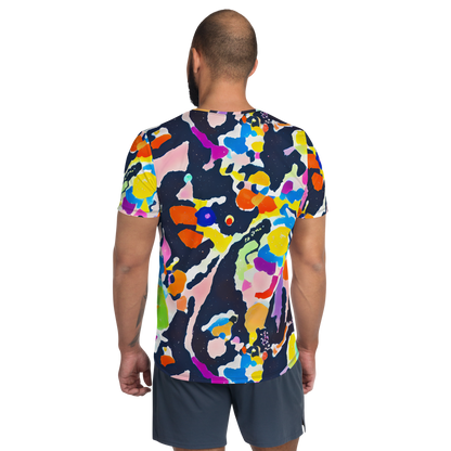 Men's Athletic T-Shirt - Kaleido Burst