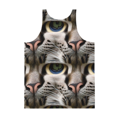 Men's Tank Top - Feline Mirage
