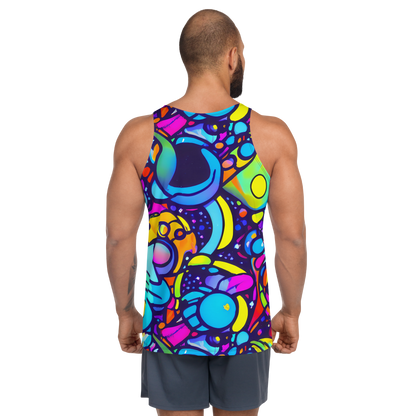 Men's Tank Top - Neon Graffscape