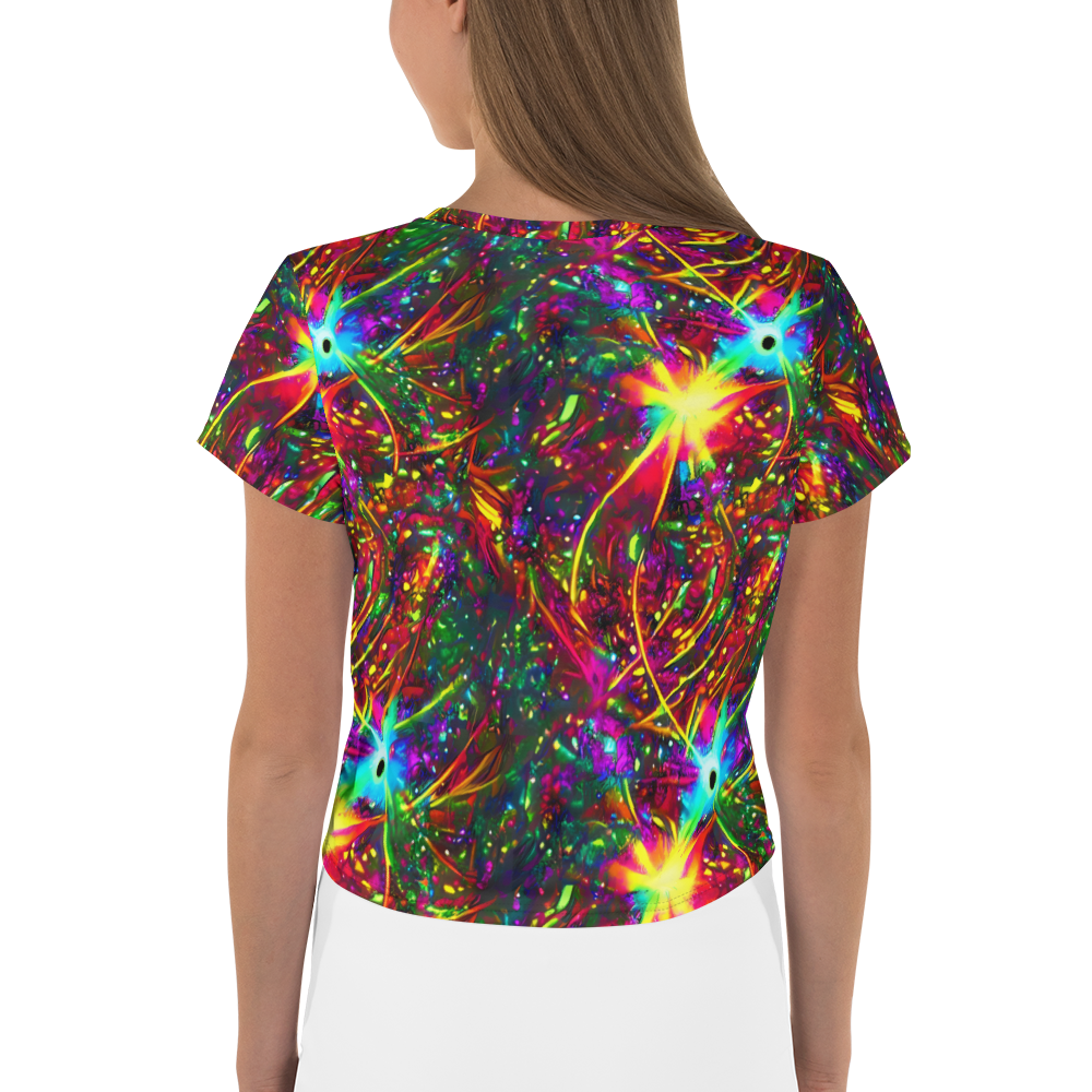 Women's Crop Tee - Stellar Burst