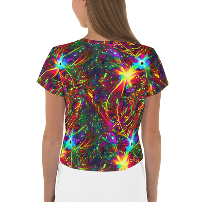 Women's Crop Tee - Stellar Burst