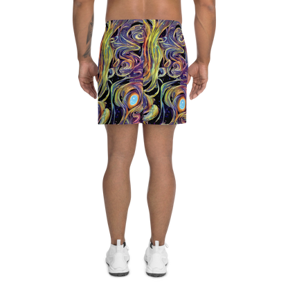 Men's Athletic Shorts - Lebacq Swirl