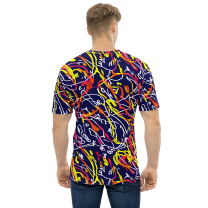 Men's Crew Neck T-Shirt - Neon Currents