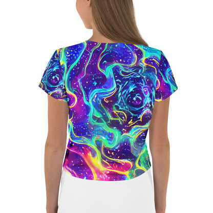 Women's Crop Tee - Liquid Light Show