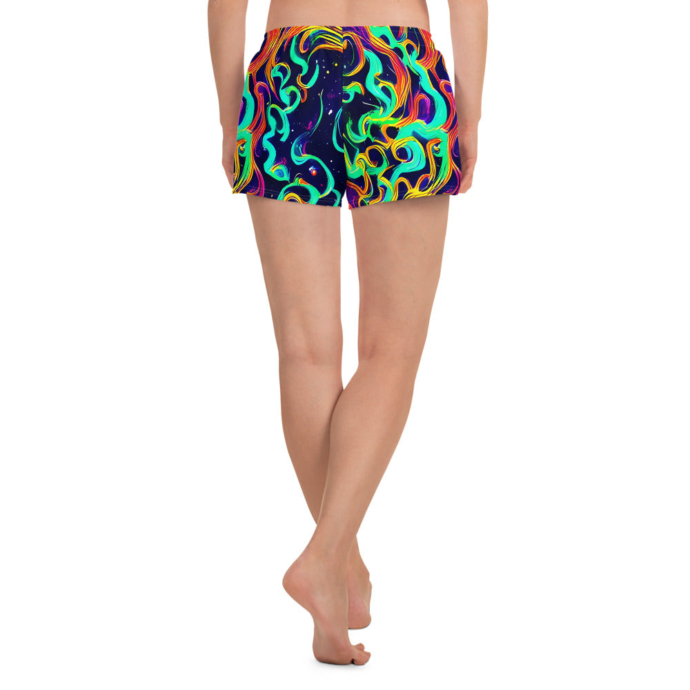 Women’s Athletic Shorts - Cheston Swirl