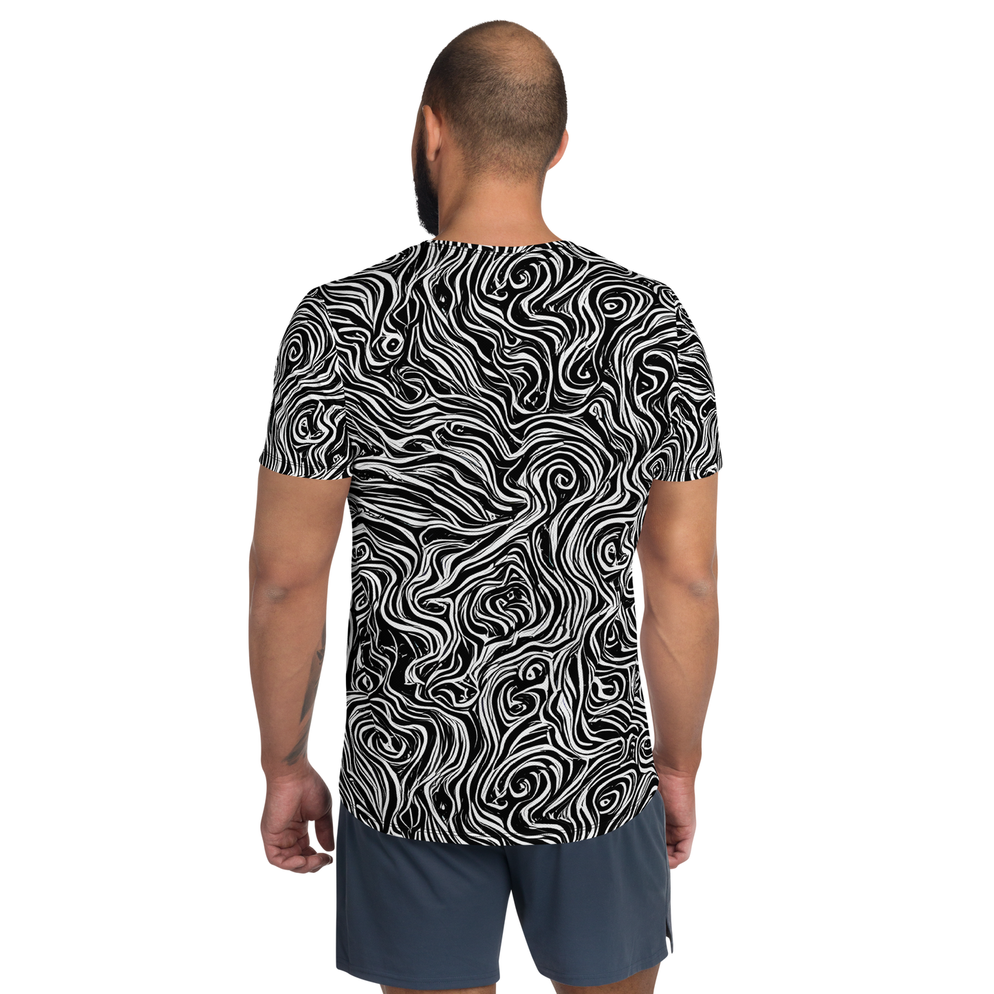 Men's Athletic T-Shirt - Inky Whispers