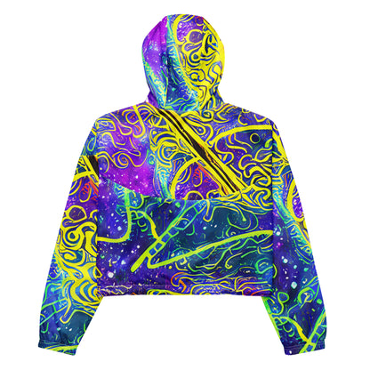 Women's Cropped Windbreaker - Spectrum Quest