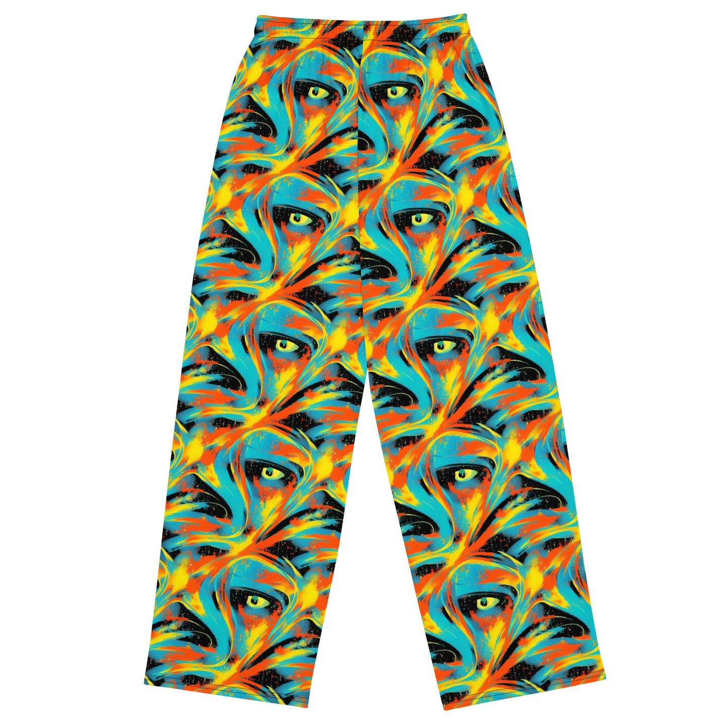 Wide-Leg Pants - Solar Swoosh