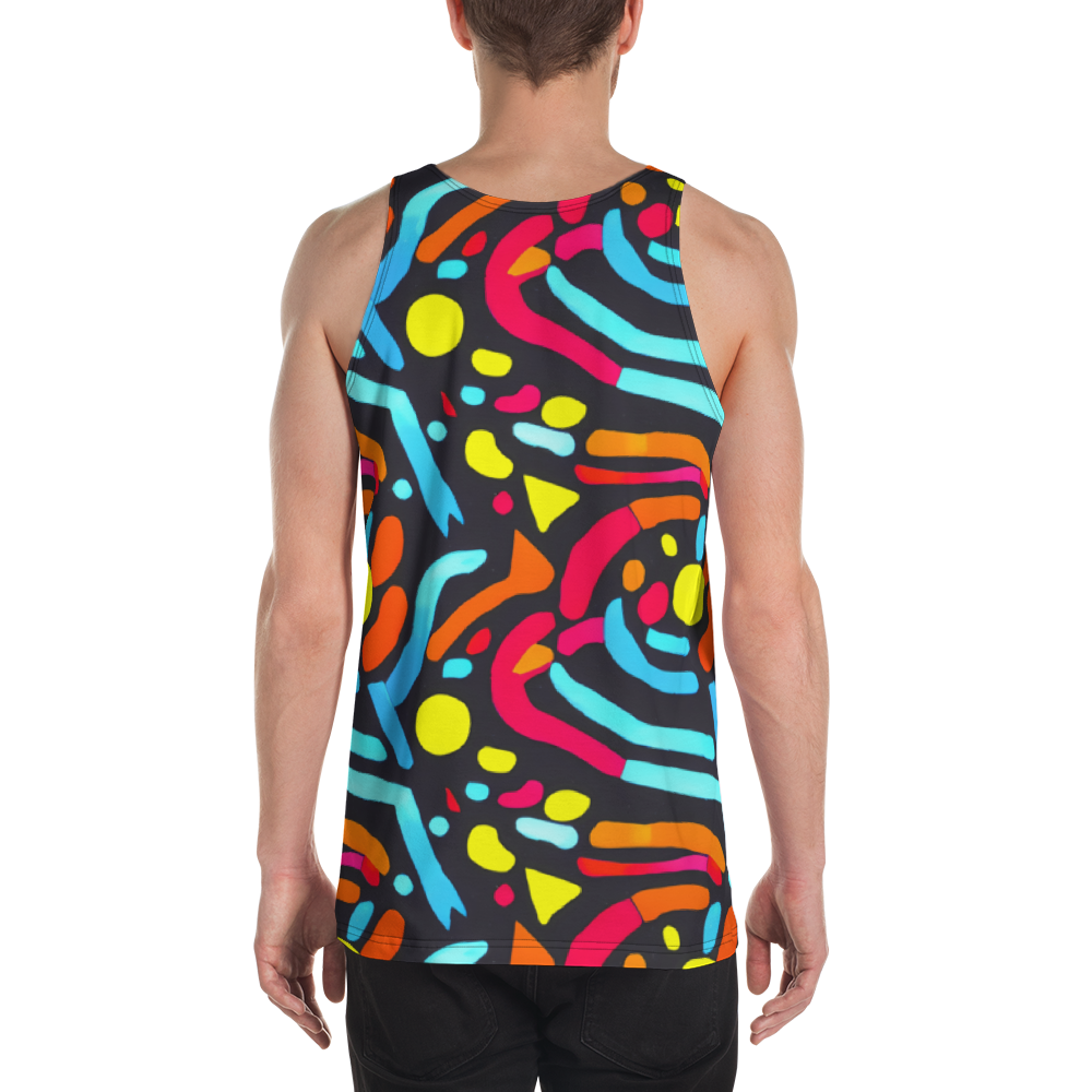 Men's Tank Top - Midnight Stream