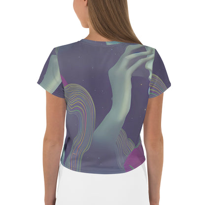 Women's Crop Tee - Ethereal Muse