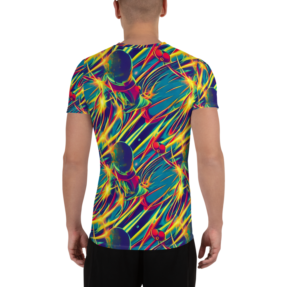 Men's Athletic T-Shirt - Cosmic Inferno