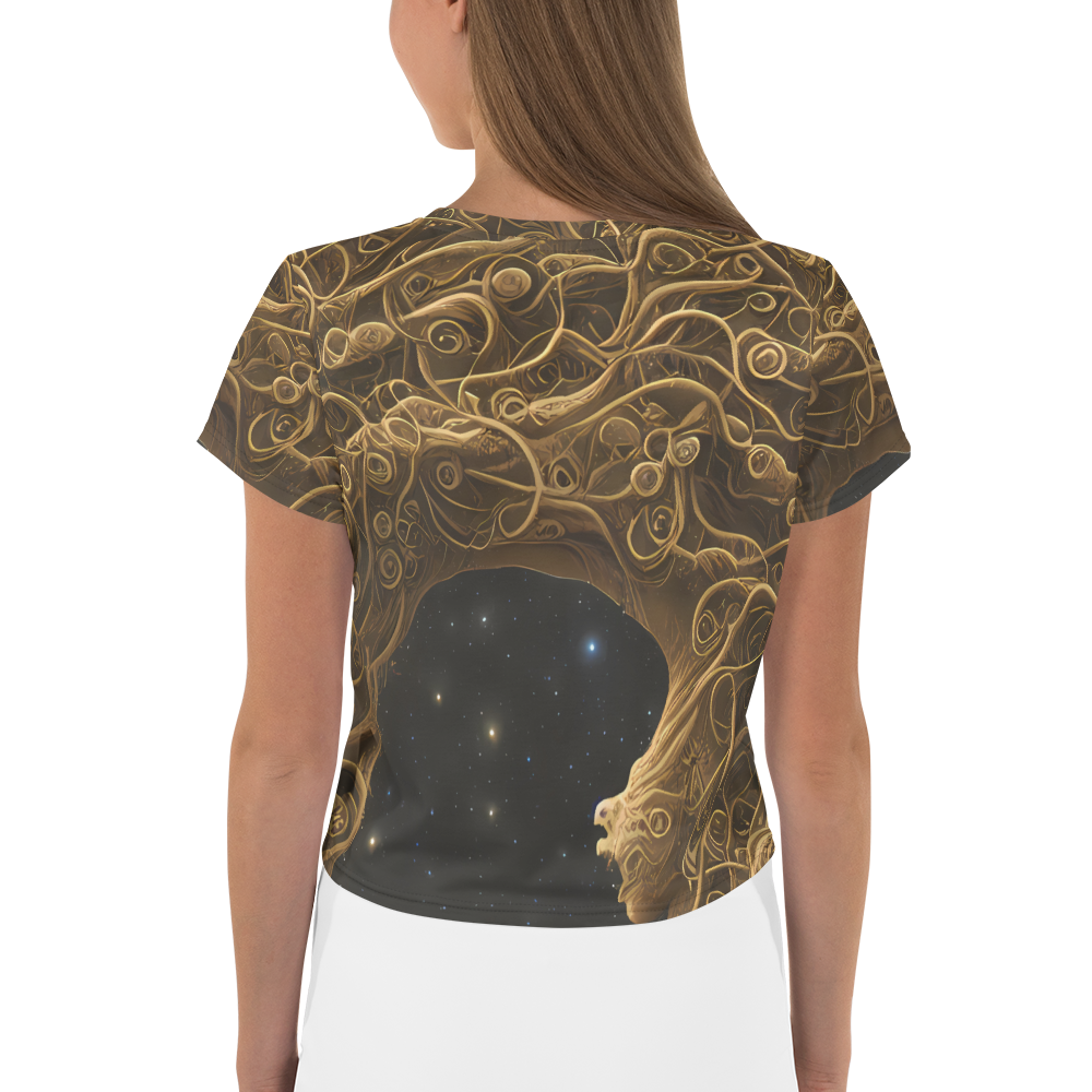 Women's Crop Tee - Gilded Reverie