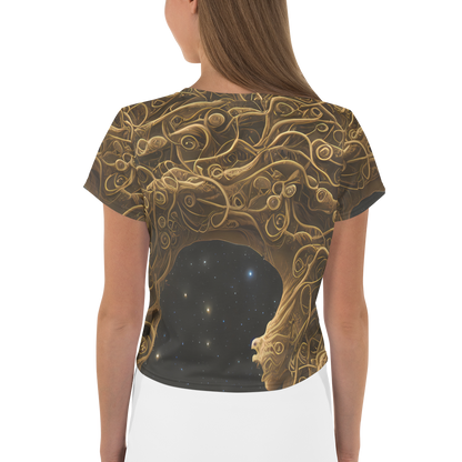 Women's Crop Tee - Gilded Reverie