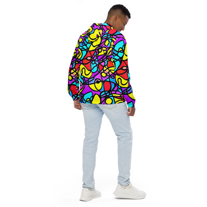 Men's Windbreaker - Radiant Chaos