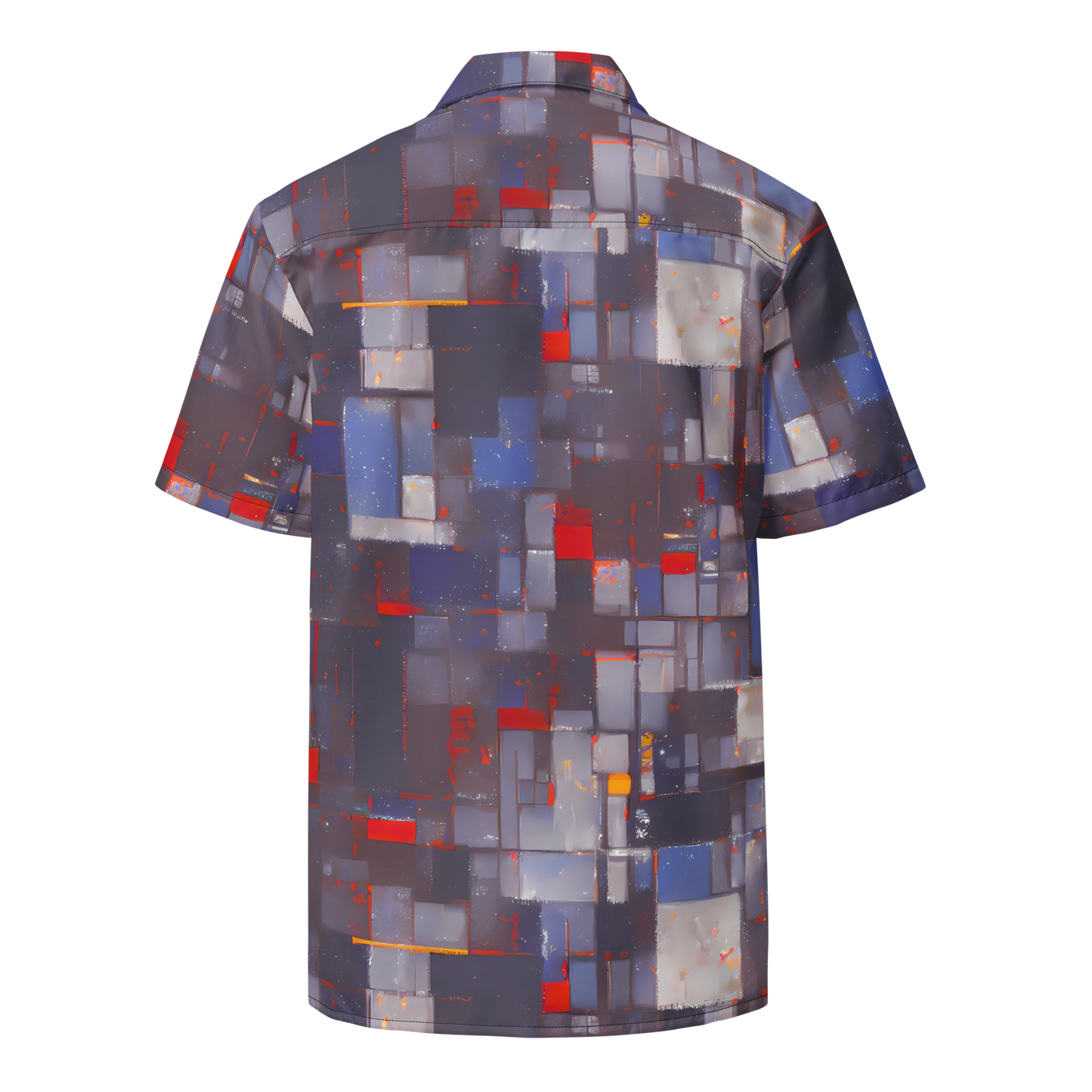 Button Shirt - Cubist Rhythm