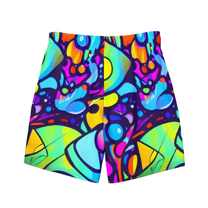 Swim Trunks - Neon Graffscape