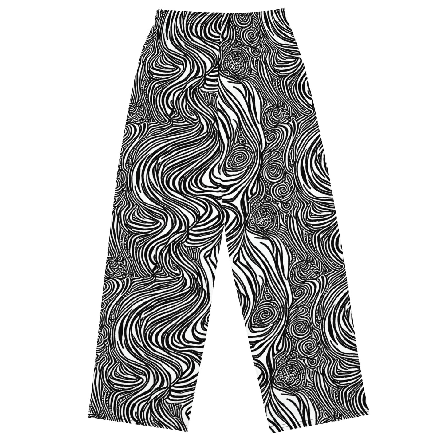 Wide-Leg Pants - Tidal Tangle