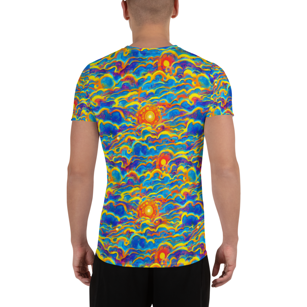 Men's Athletic T-Shirt - Chroma Ripple