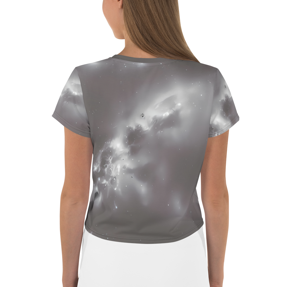 Women's Crop Tee - Silver Nebula