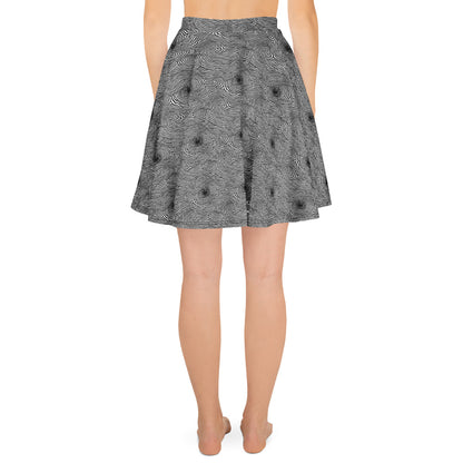 Skater Skirt - Black And White Rhapsody
