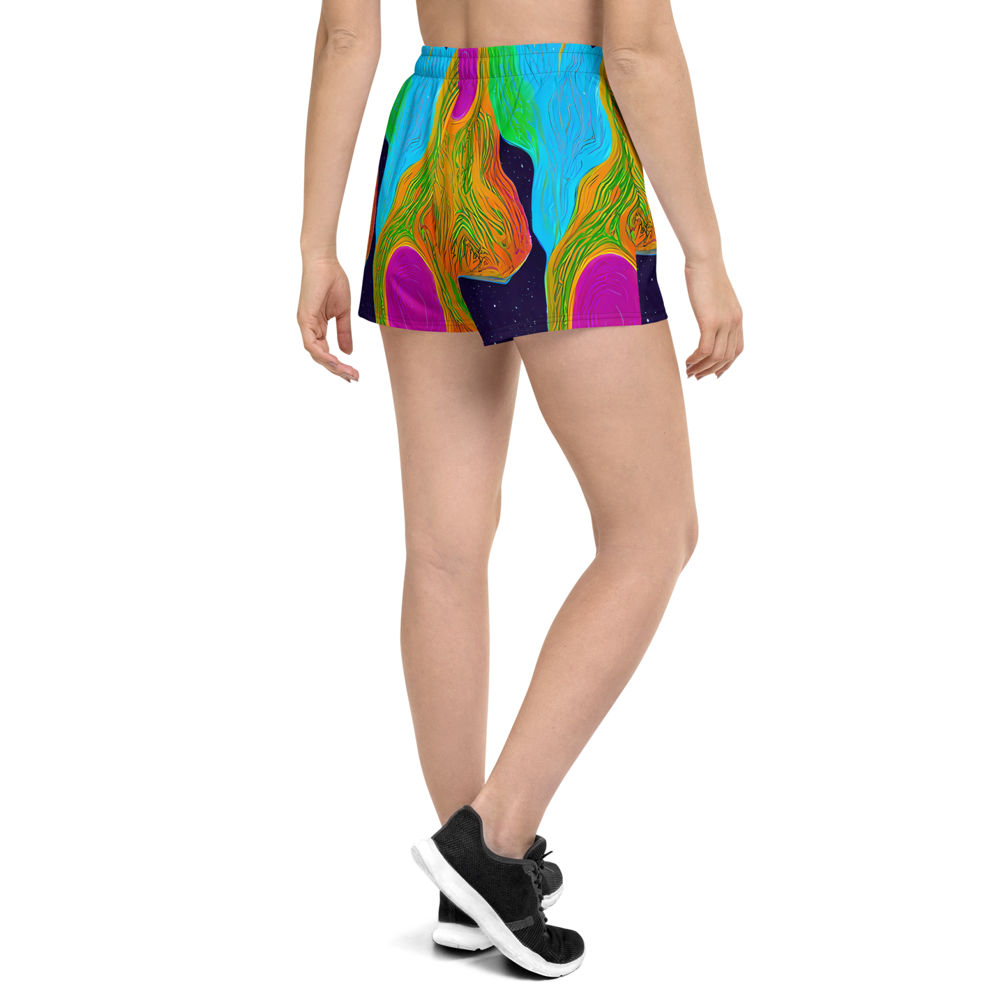 Women’s Athletic Shorts - Galactic Harmony