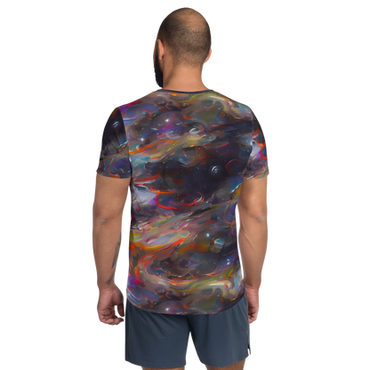 Men's Athletic T-Shirt - Chromatic Flux