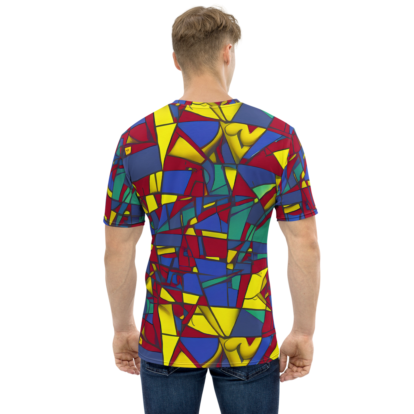 Men's Crew Neck T-Shirt - Vibrant Vexation