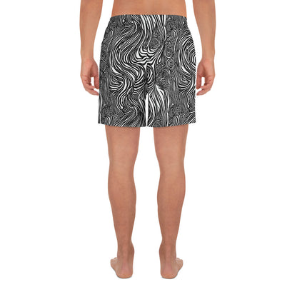 Men's Athletic Shorts - Tidal Tangle