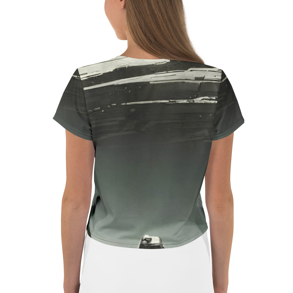 Women's Crop Tee - Urban Shadows