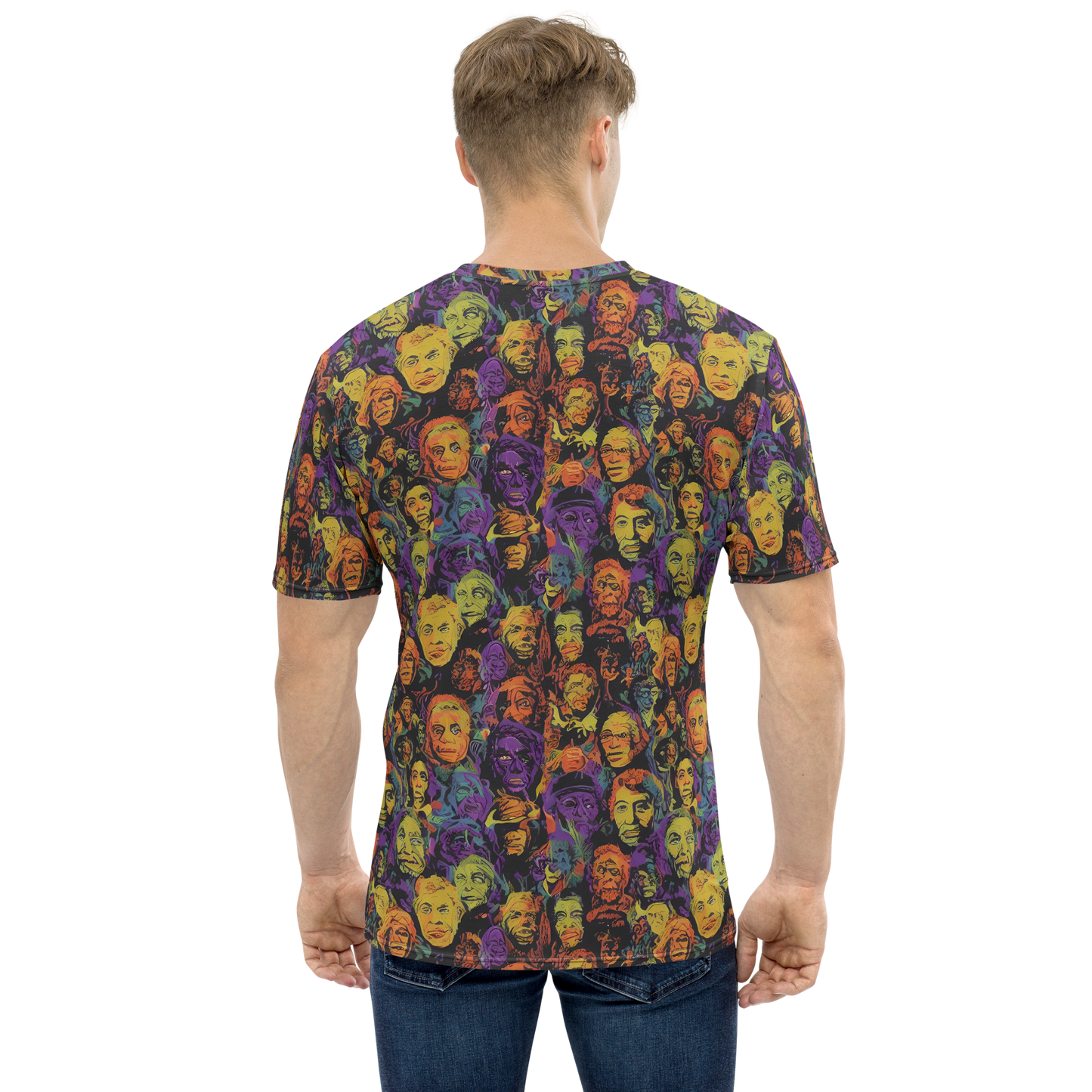 Men's Crew Neck T-Shirt - Kaleidoscopic Spirits