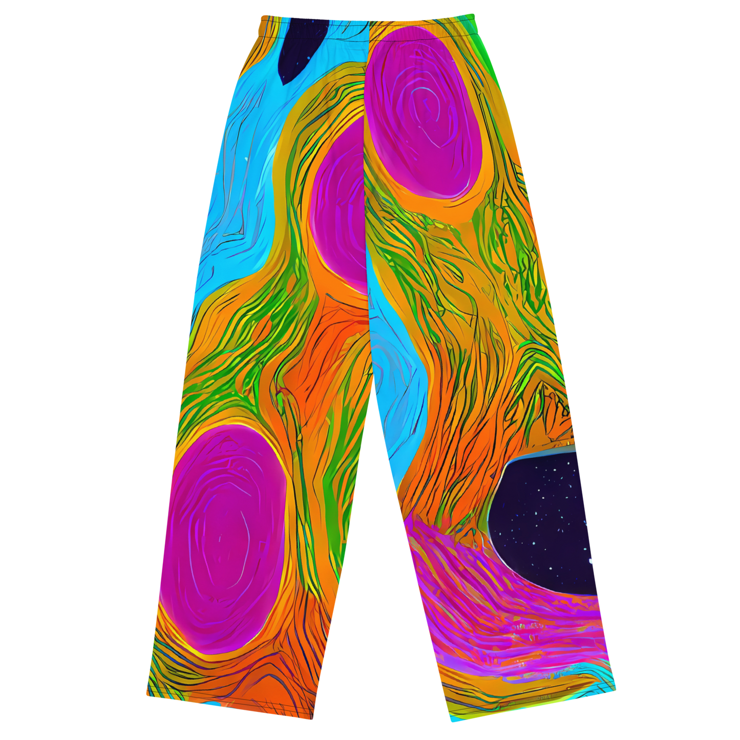 Wide-Leg Pants - Galactic Harmony