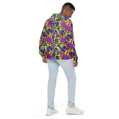 Men's Windbreaker - Galactic Sprawl