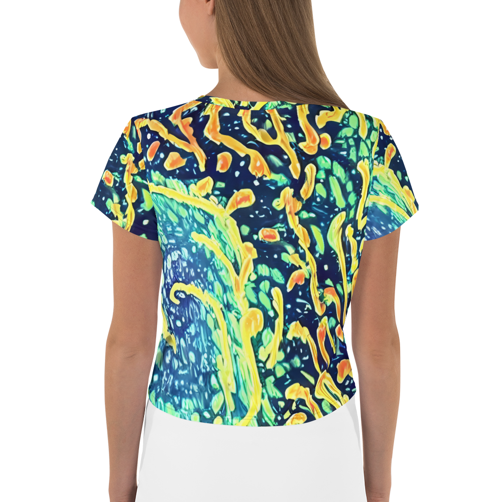 Women's Crop Tee - Vortex Glow