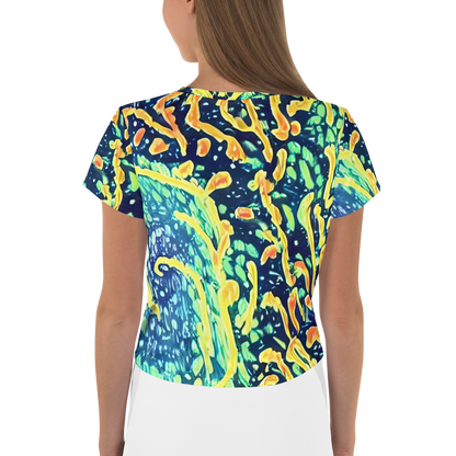 Women's Crop Tee - Vortex Glow