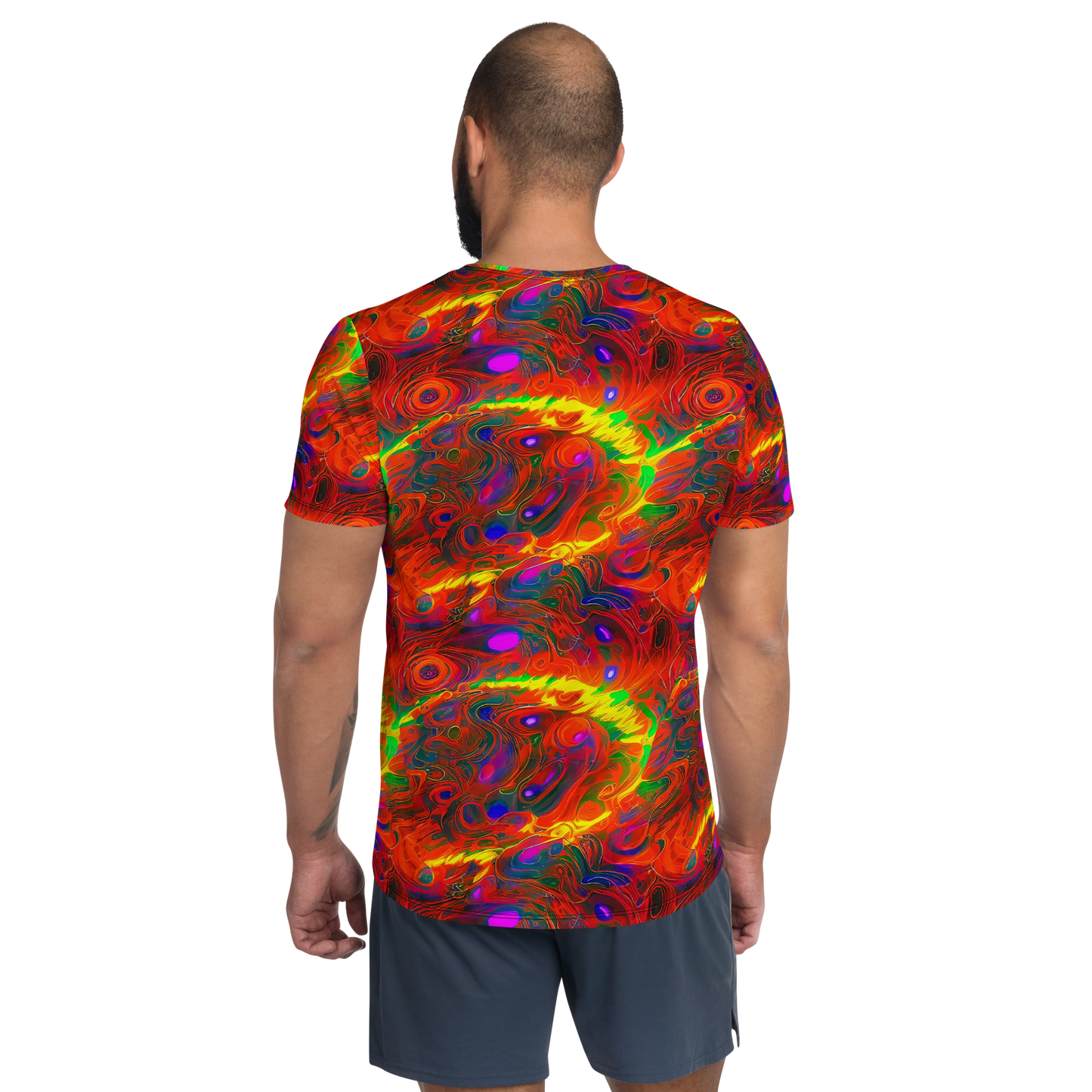 Men's Athletic T-Shirt - Blampied Blaze