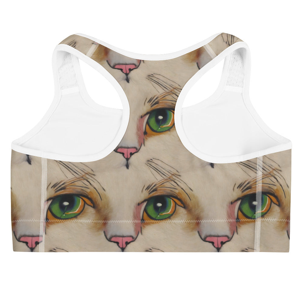 Sports Bra - Emerald Gaze