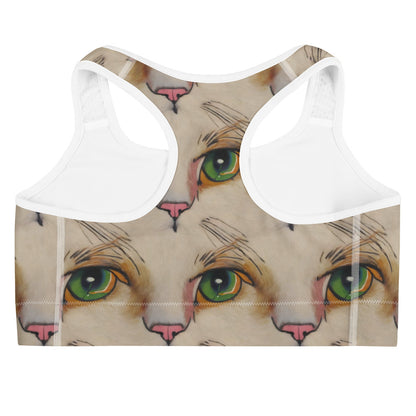 Sports Bra - Emerald Gaze