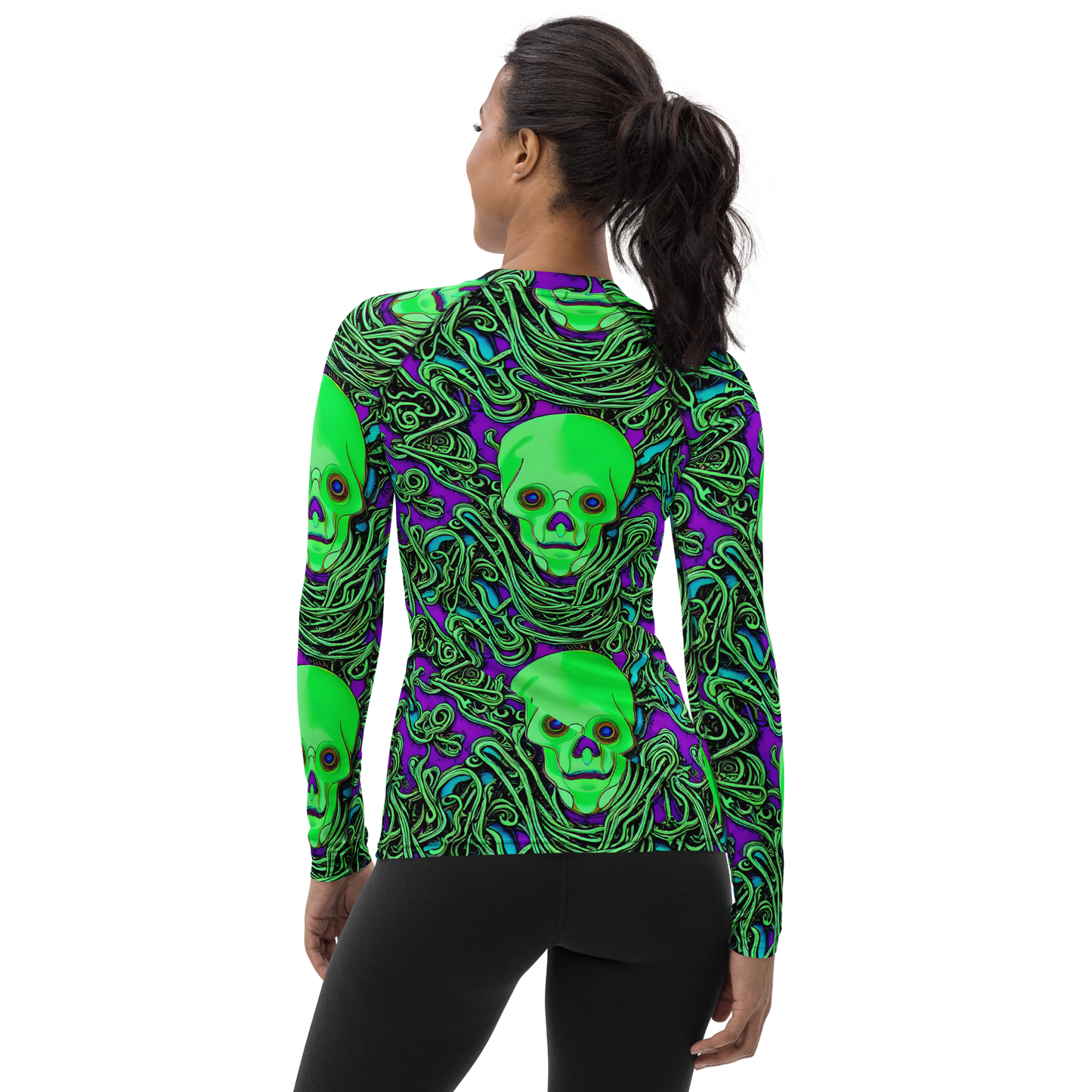 Women's Rash Guard - Ghostly Labyrinth