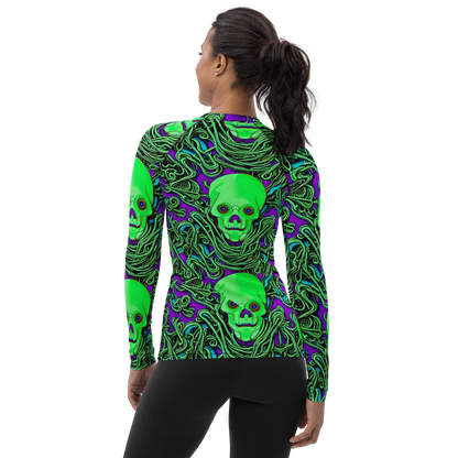 Women's Rash Guard - Ghostly Labyrinth