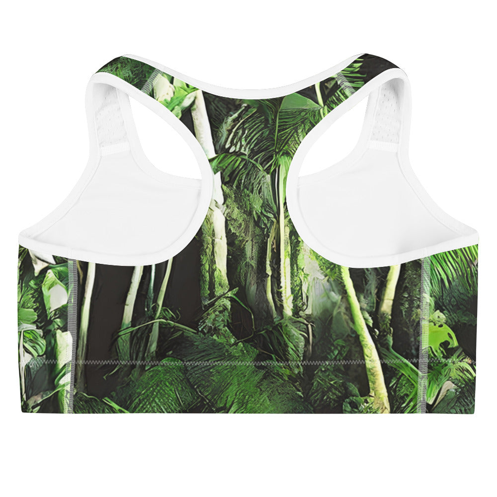 Sports Bra - Emerald Canopy