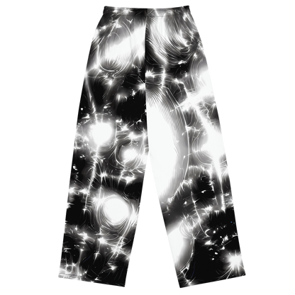 Wide-Leg Pants - Electric Nightfall