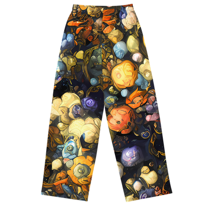 Wide-Leg Pants - Baroque Blossom