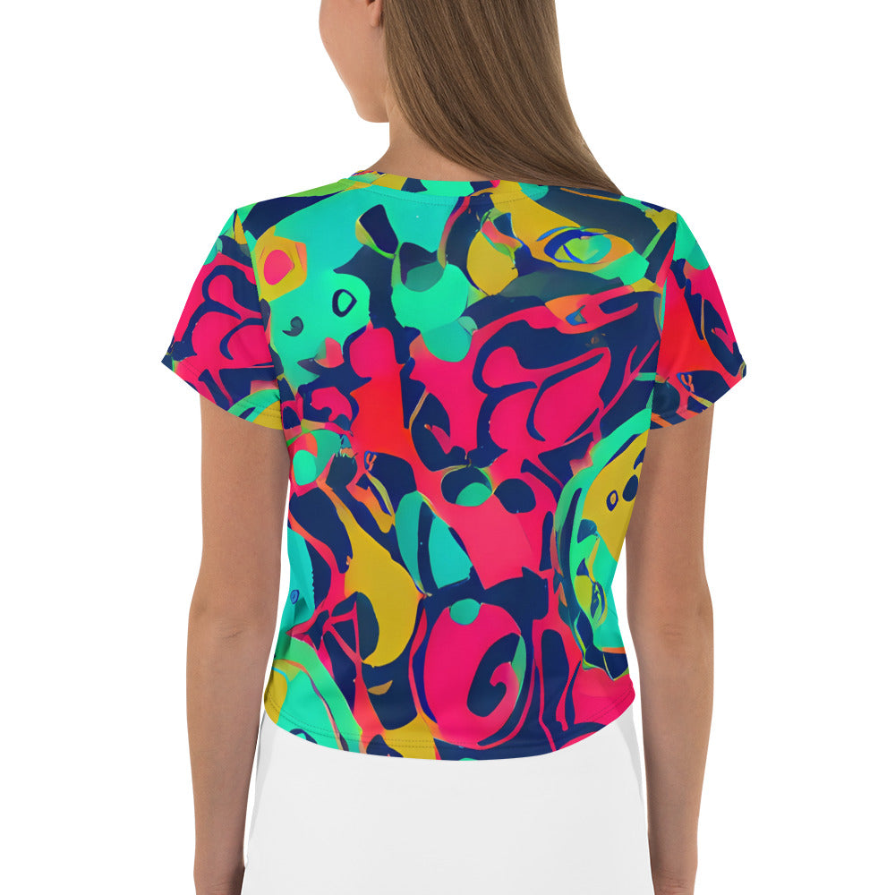 Women's Crop Tee - Gottlieb Galaxy