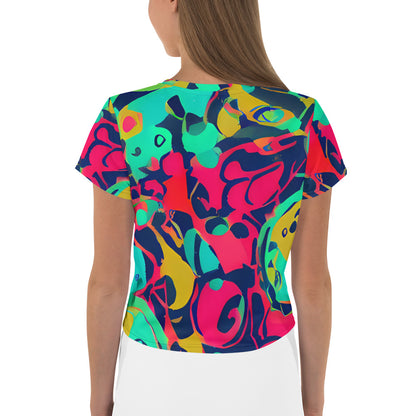 Women's Crop Tee - Gottlieb Galaxy